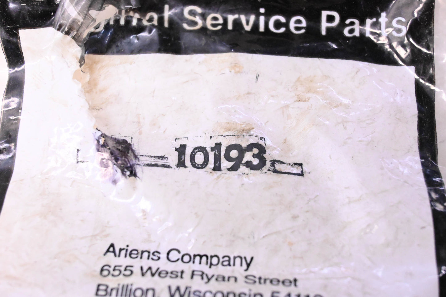 Ariens 10193, 01019300 Wing Nut NOS