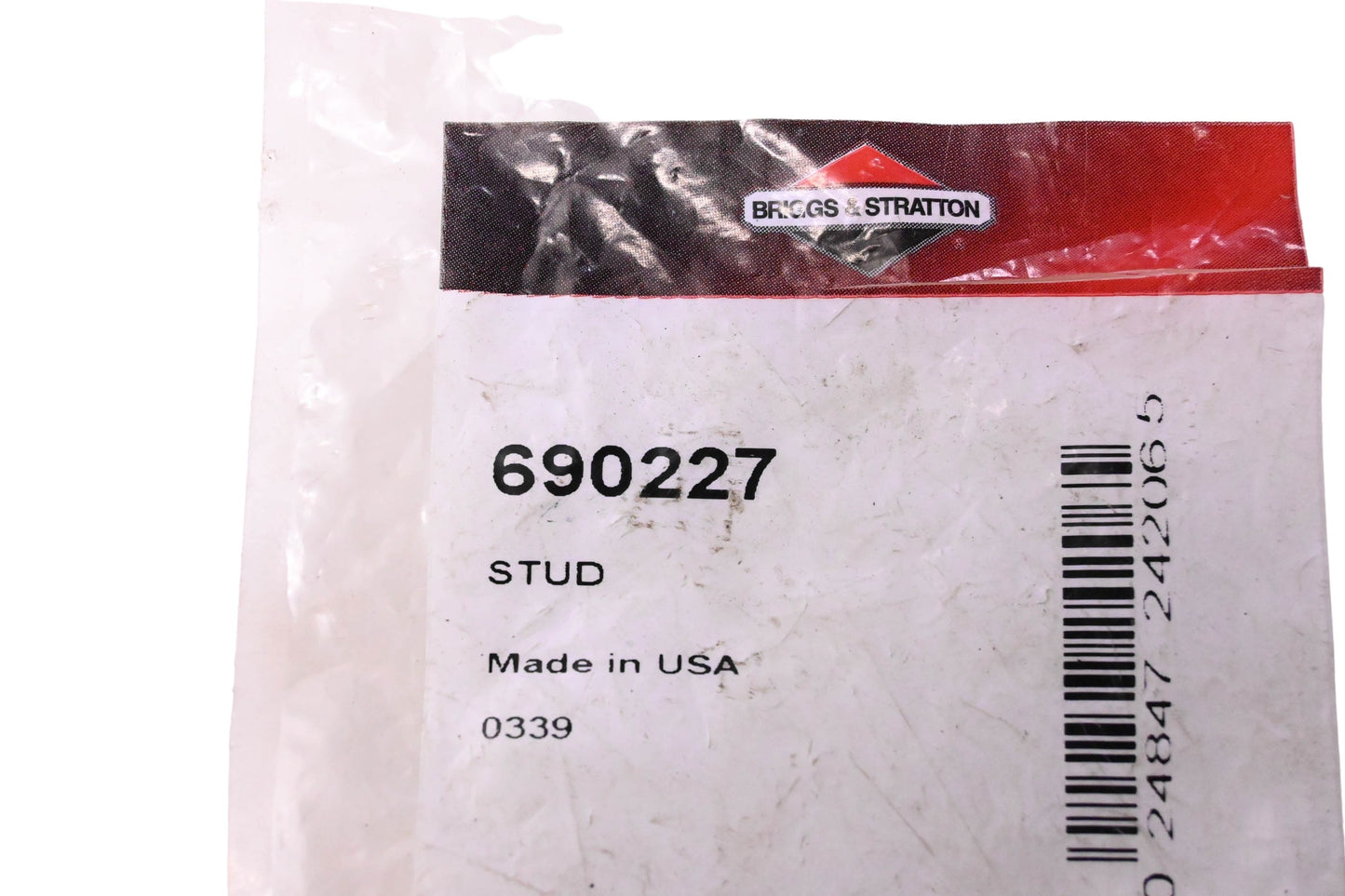 New OEM Briggs & Stratton 690227, 0339 Stud NOS