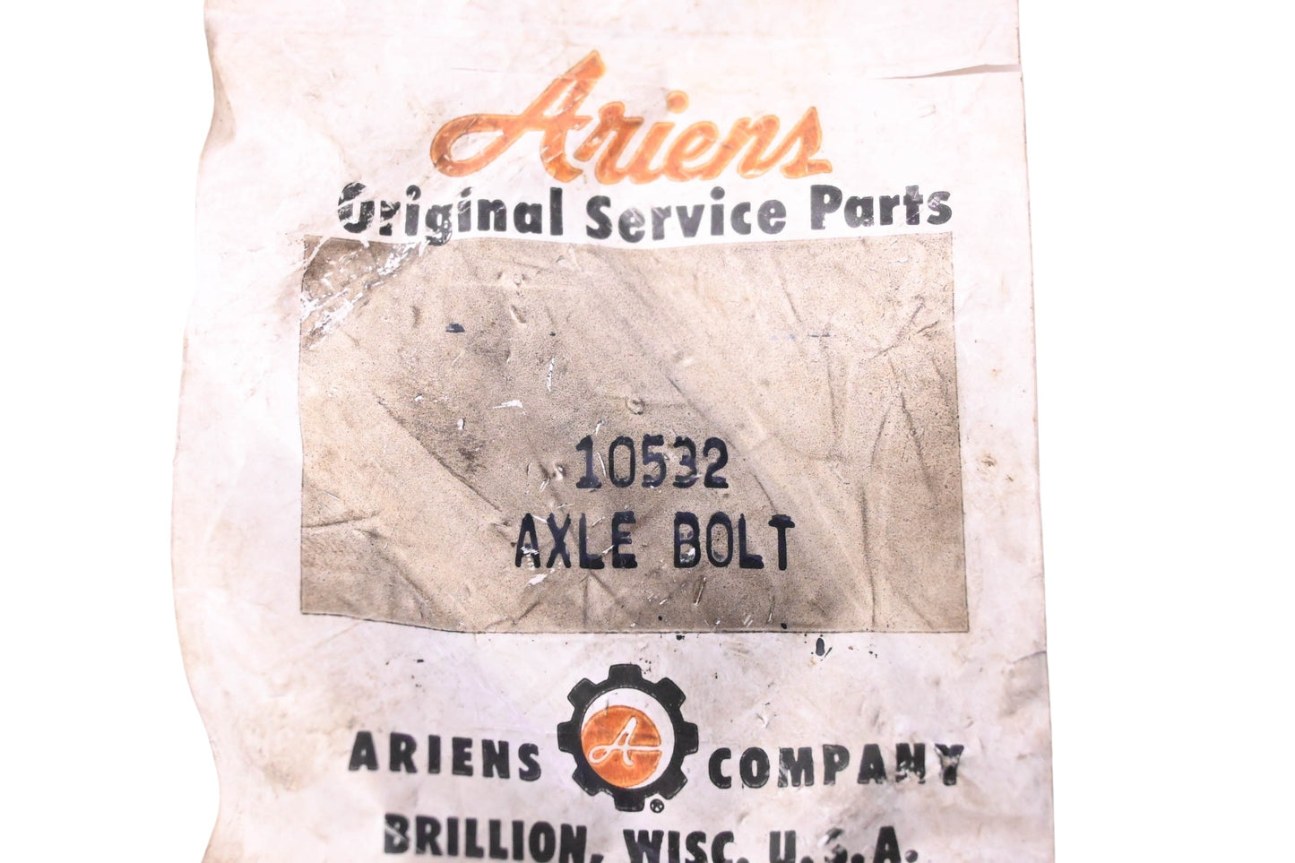 Ariens 10532 Axle Bolt NOS