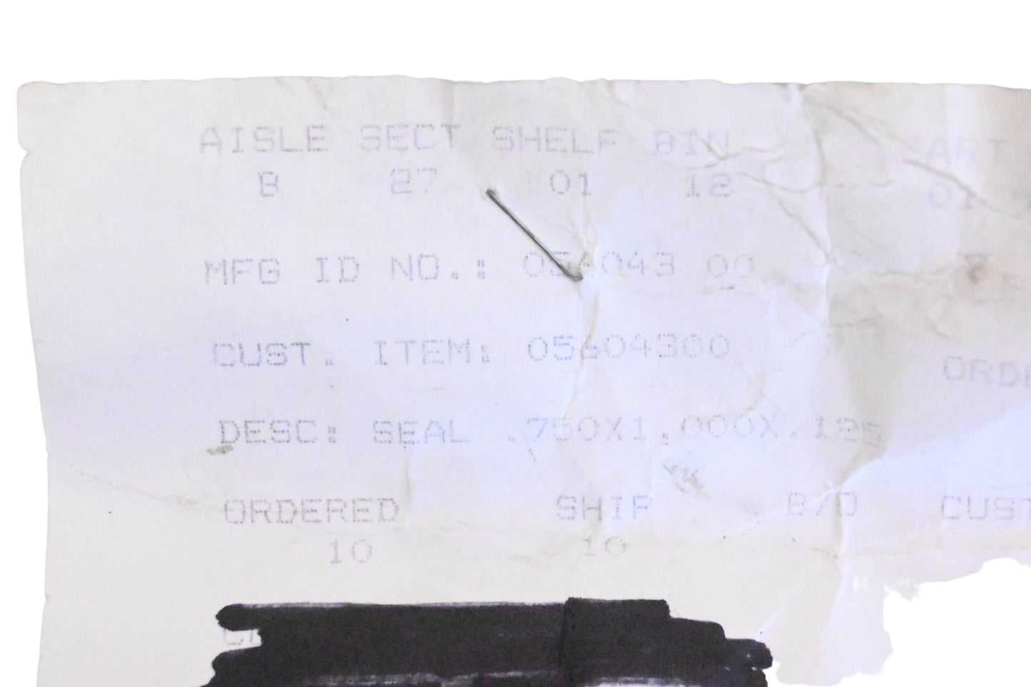Ariens 05604300 Seal NOS
