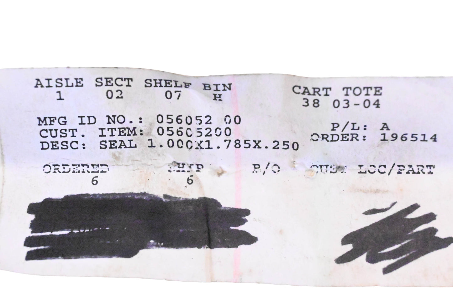 Ariens 05605200 Oil Seal NOS