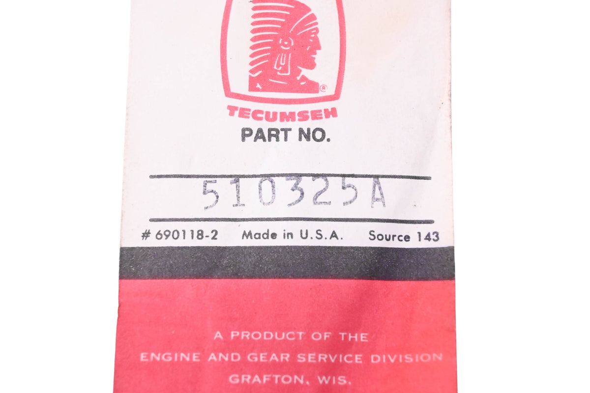 New OEM Tecumseh 510325A Gasket NOS