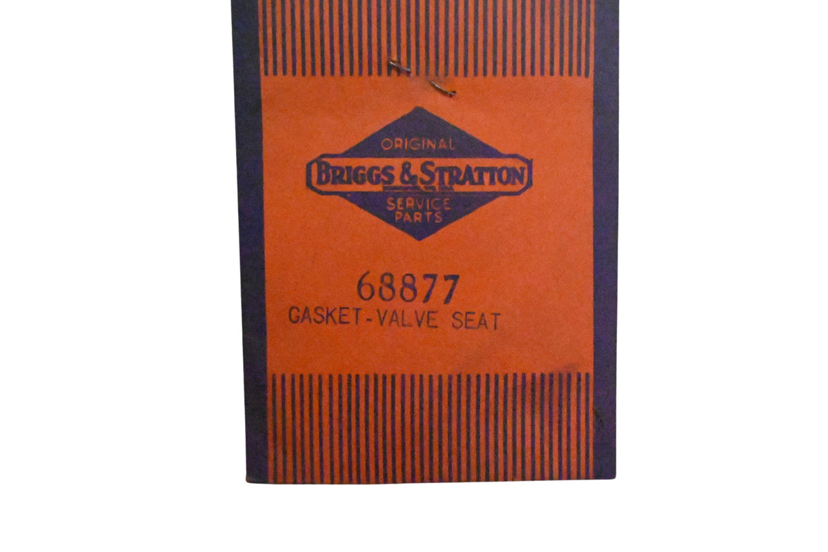 New OEM Briggs & Stratton 68877 Valve Seat Gasket NOS