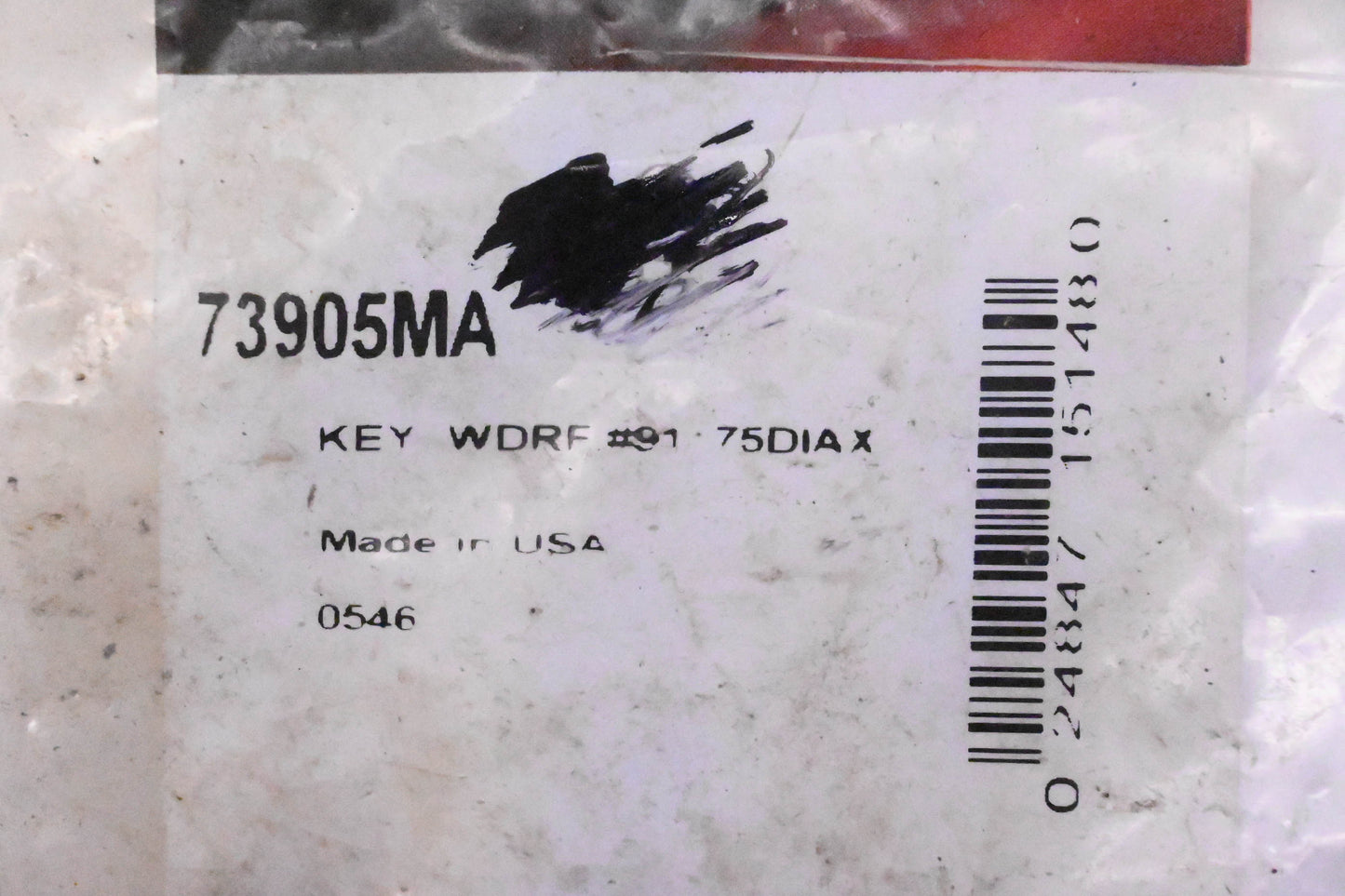 New OEM Briggs & Stratton 73905MA Woodruff Key NOS