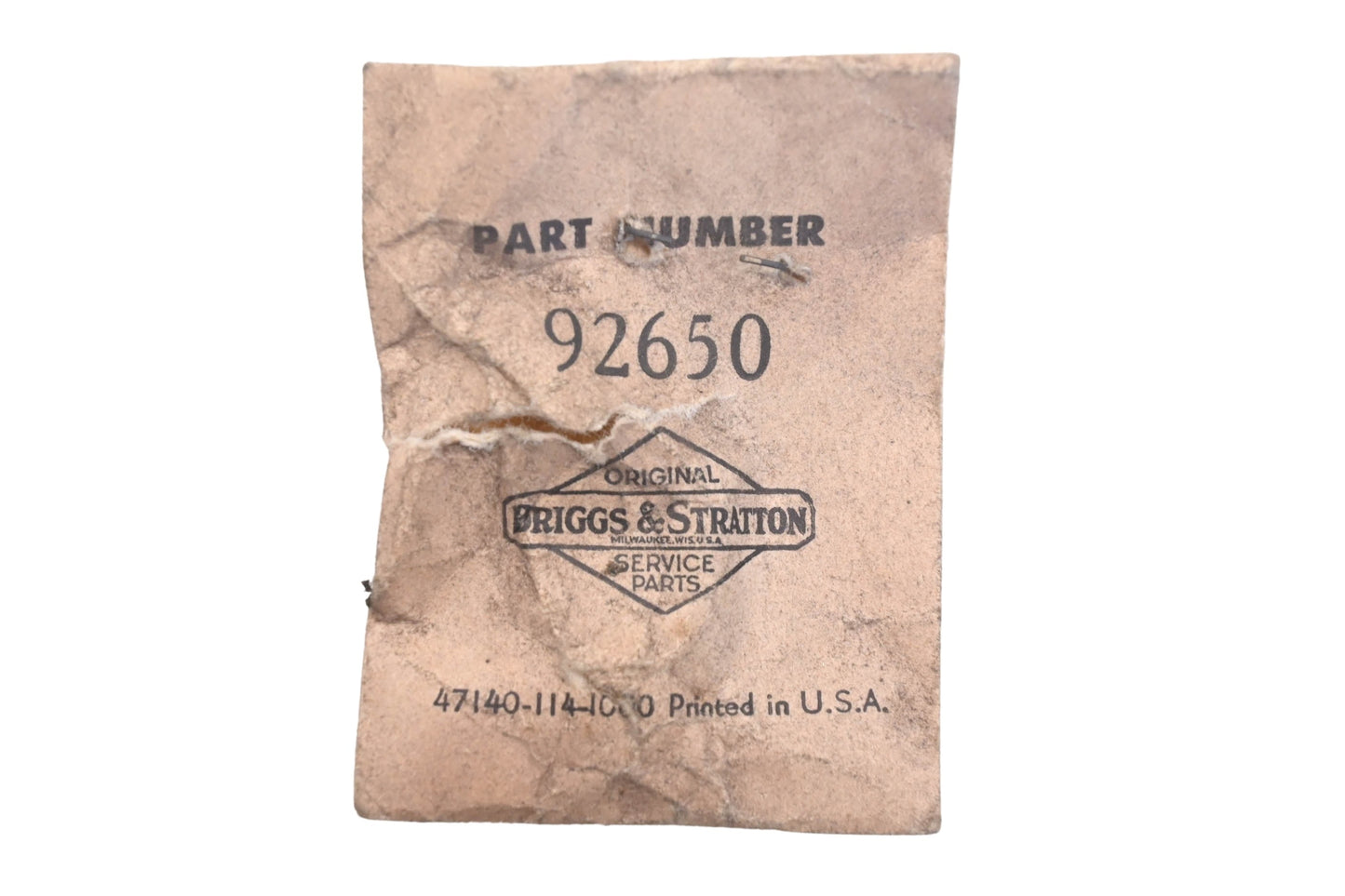 New OEM Briggs & Stratton 92650 Wing Nut NOS