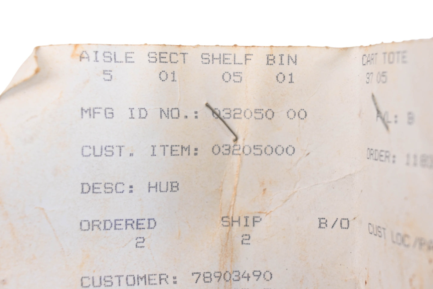 Ariens 03205000 Drive Pulley Hub NOS