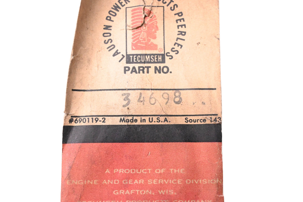 New OEM Tecumseh 34698 Gaskets Qty 2 NOS