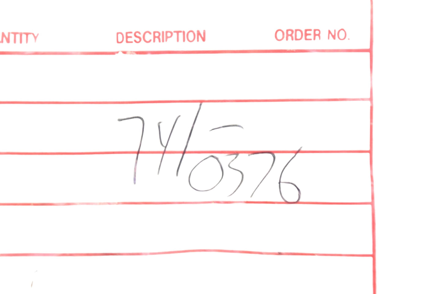 Rotary 741-0376 Bushing NOS