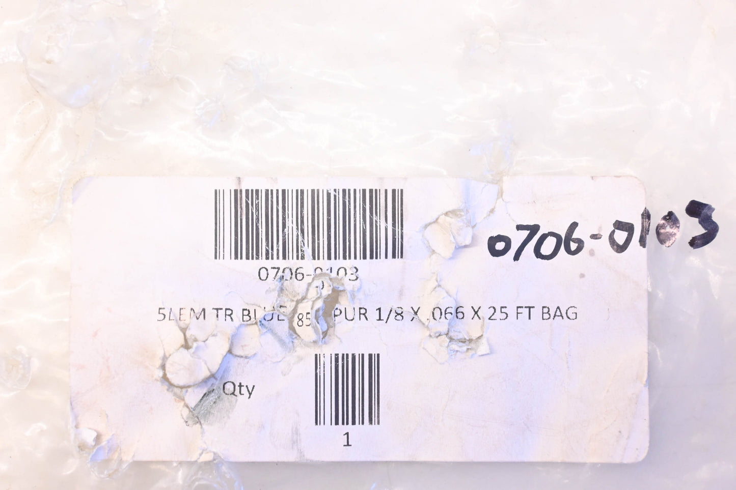 Parts Unlimited 0706-0103 Blue Polyurethane Fuel Line 25' NOS