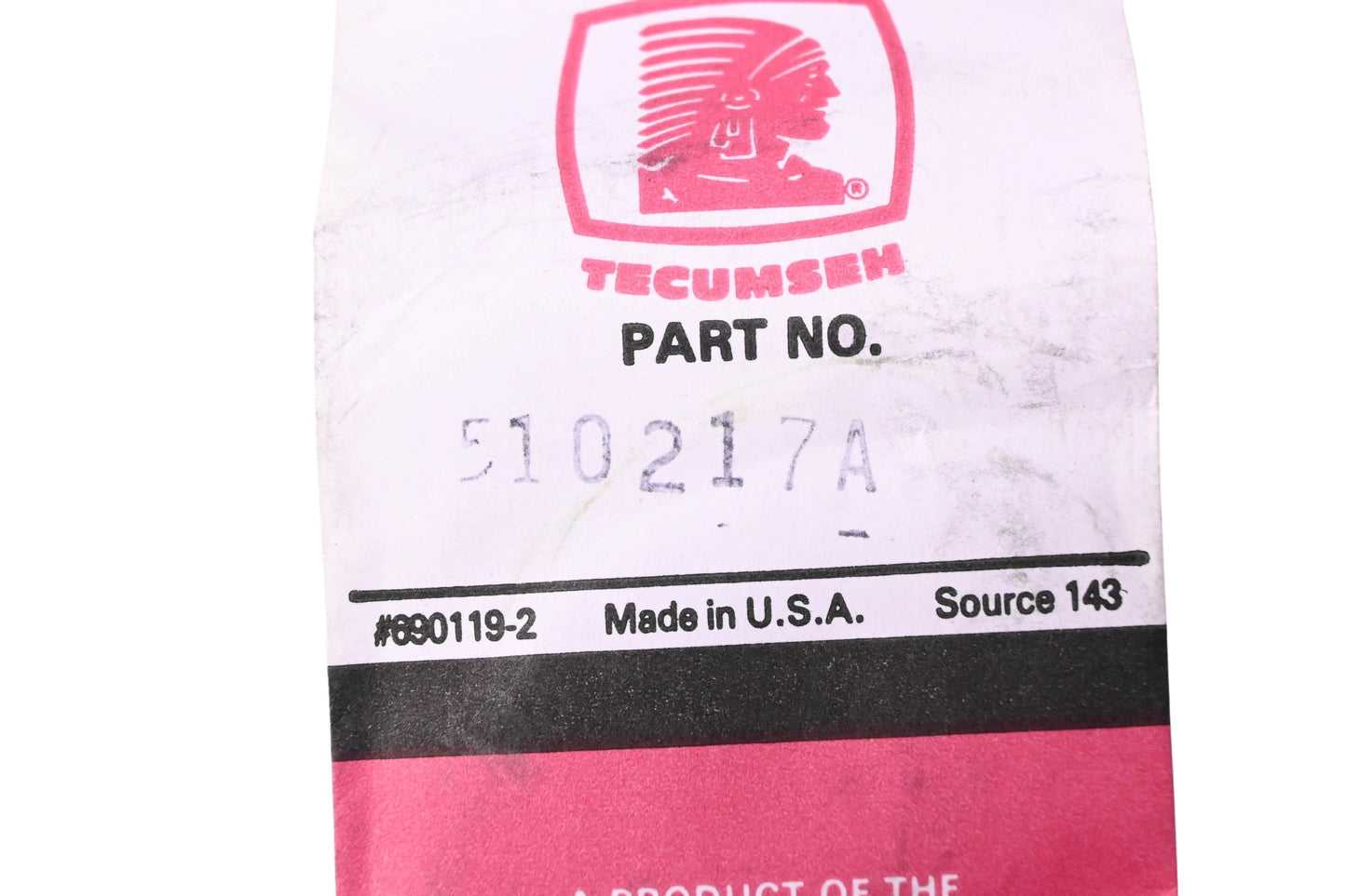 New OEM Tecumseh 510217A Carburetor Gasket NOS
