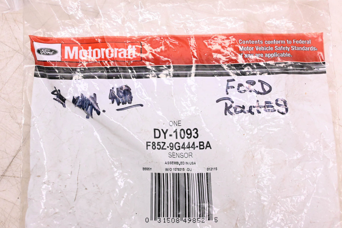 New OEM Motorcraft DY-1093, F85Z-9G444-BA Oxygen Sensor Assembly NOS