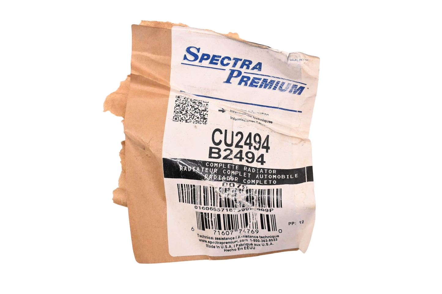 Spectra Premium CU2494, B2494 Radiator Assembly NOS