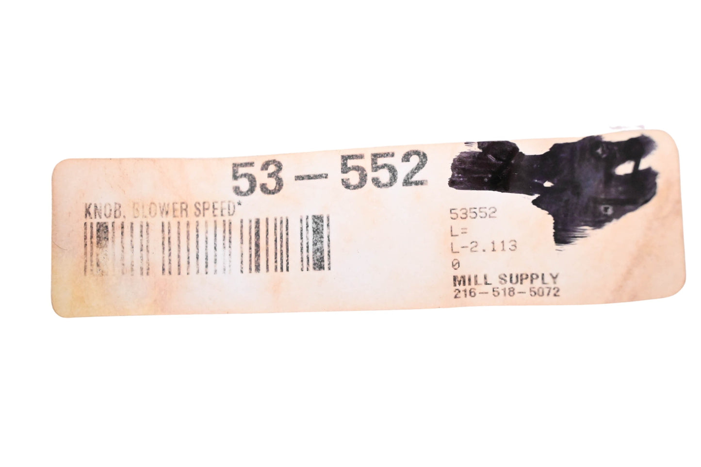 Mill Supply, Inc. 53-552 1.25" Fan Speed Knobs Qty 2 NOS