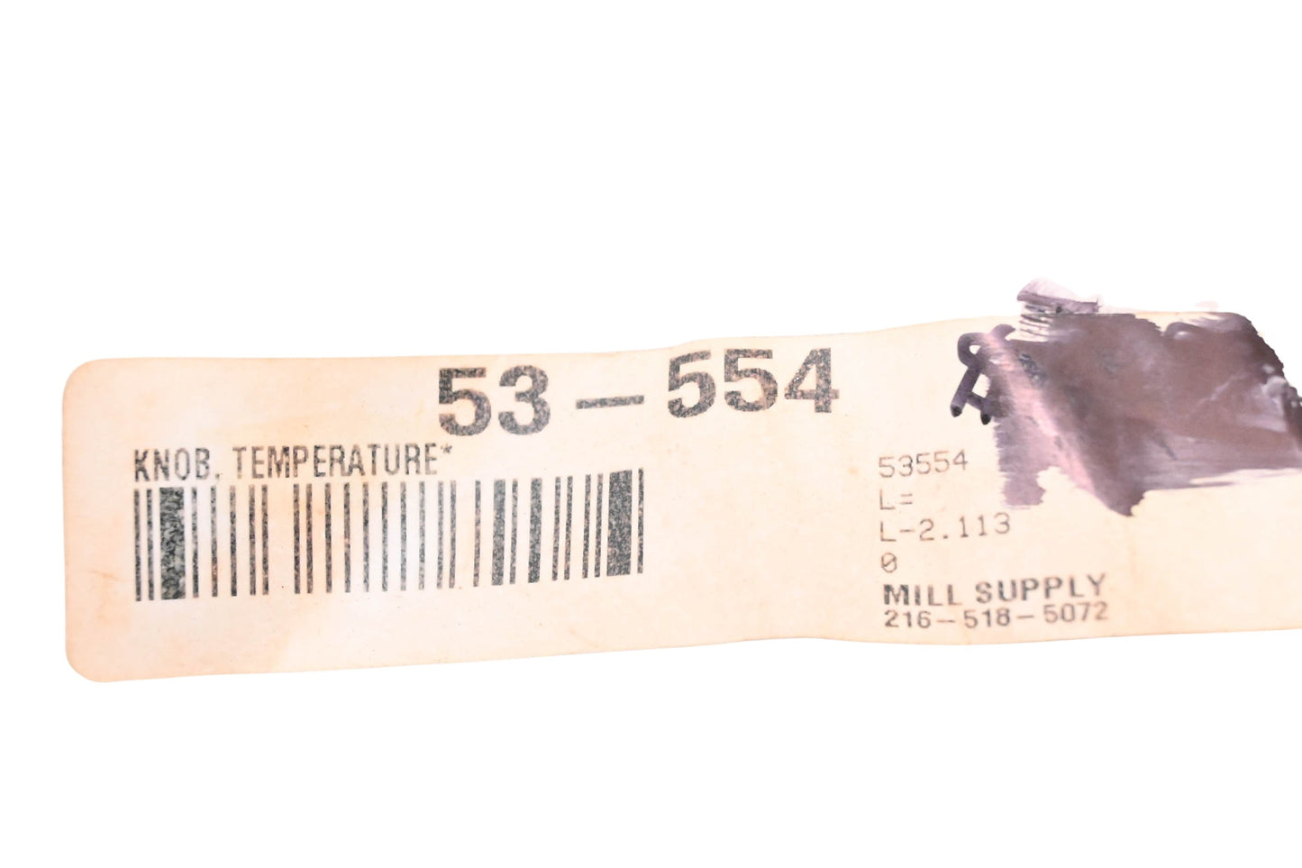 Mill Supply, Inc. 53-554 1.25" Temperature Knobs Qty 2 NOS