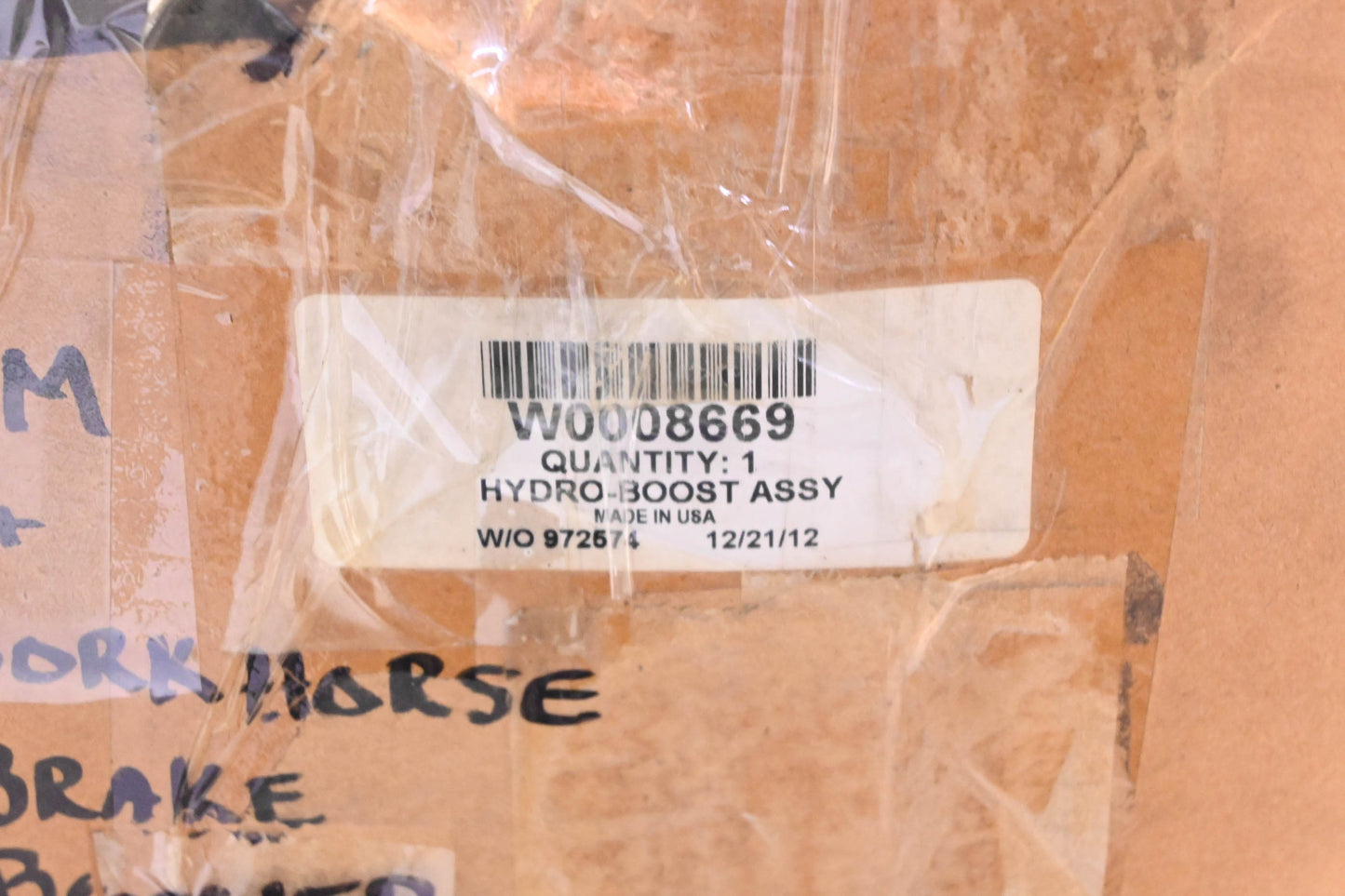 Workhorse W0008669 Hydro-Boost Power Brake Booster Assembly NOS