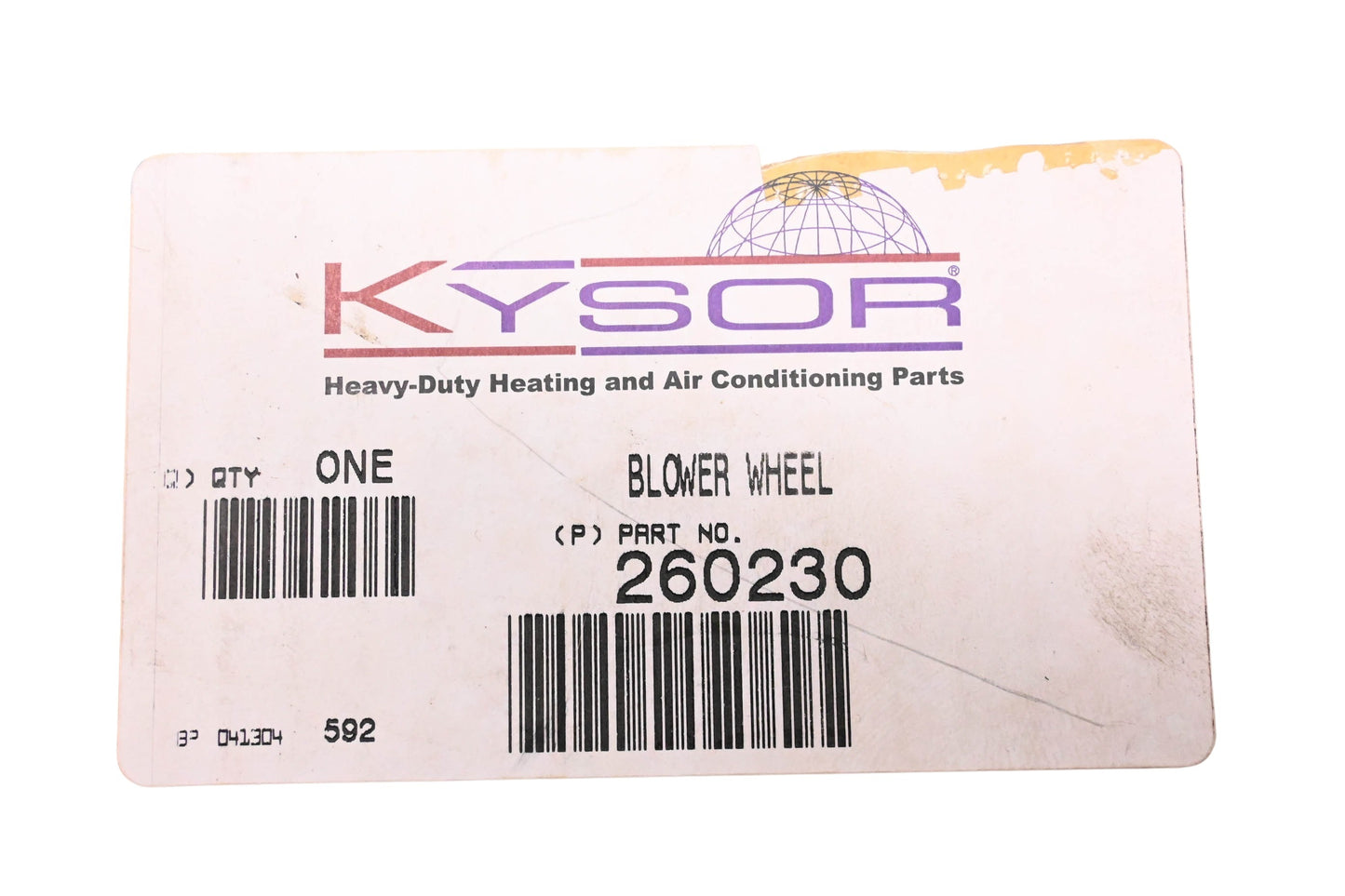 Kysor 260230 Blower Wheel NOS