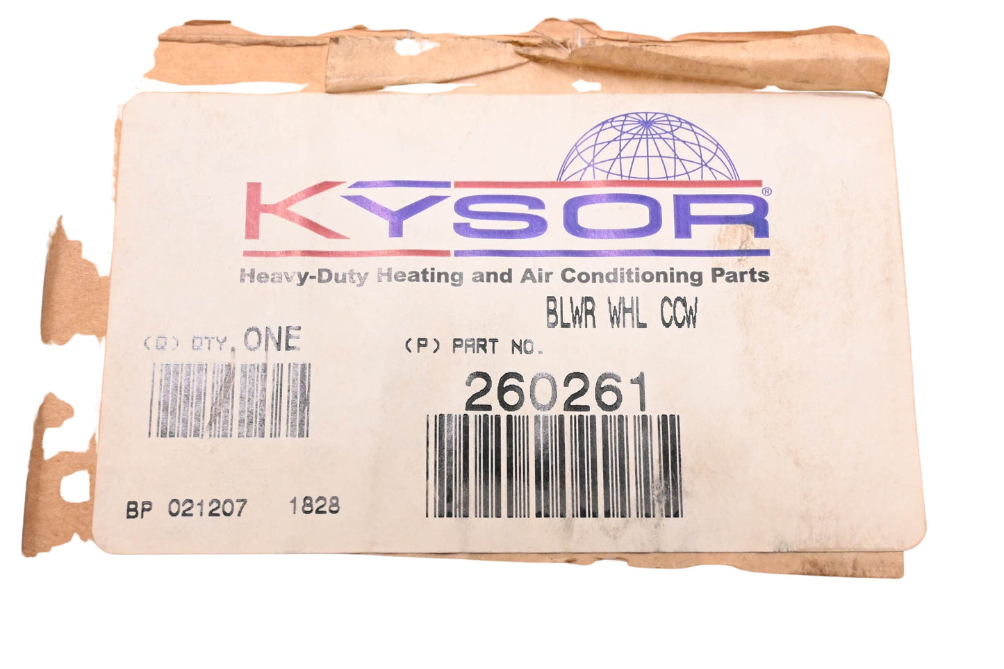 Kysor 260261 Blower Wheel NOS