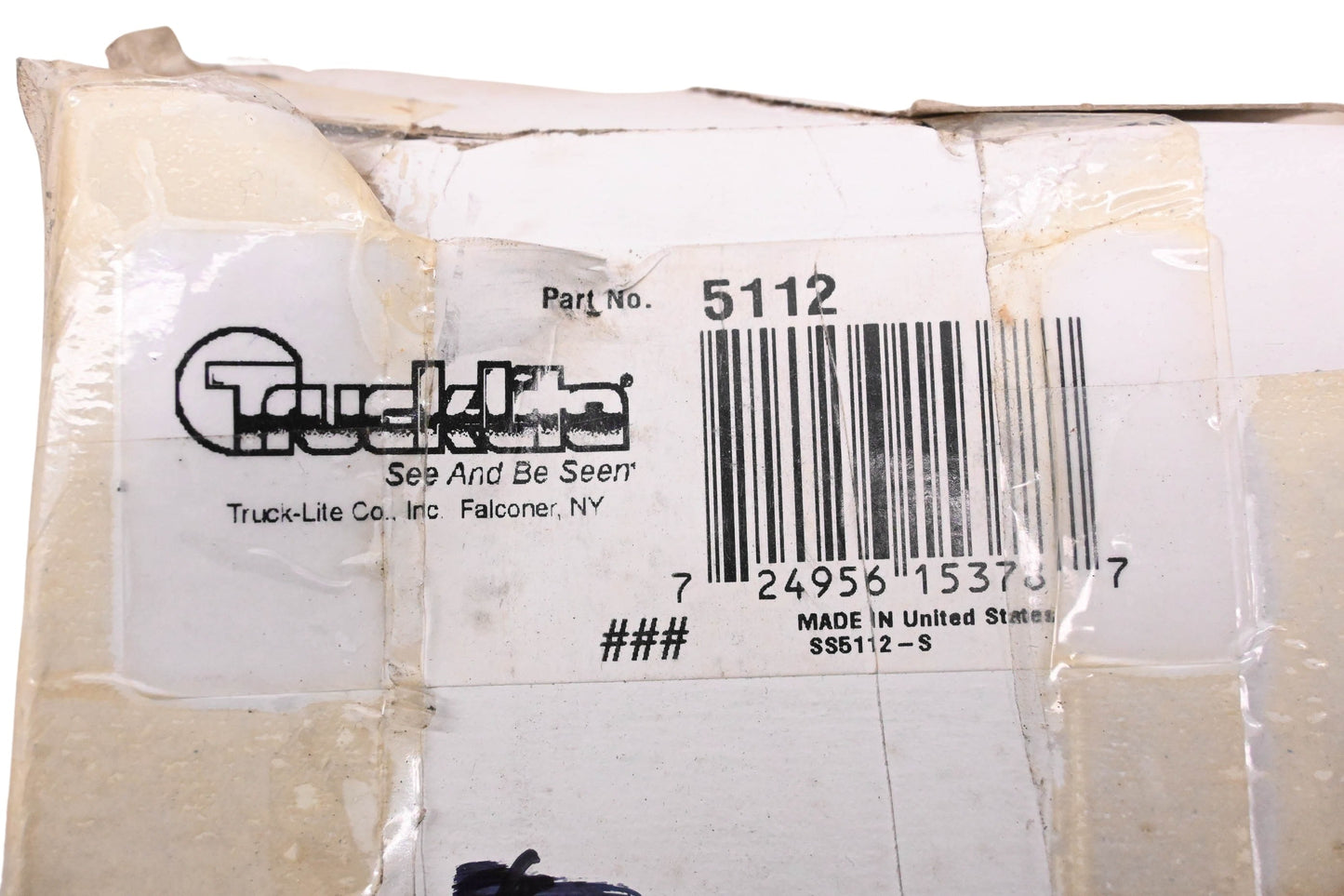 Truck-Lite 5112 Rectangular Red Tail Light Assembly NOS