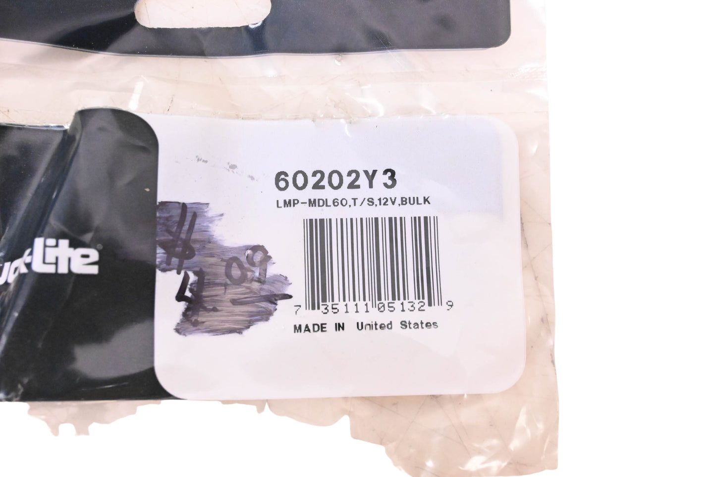 Truck-Lite 60202Y3 Amber Light Bulb Assembly NOS