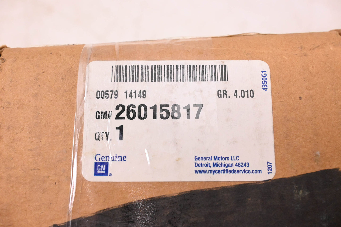 General Motors 26015817 Steering Column Shift Bowl Assembly NOS