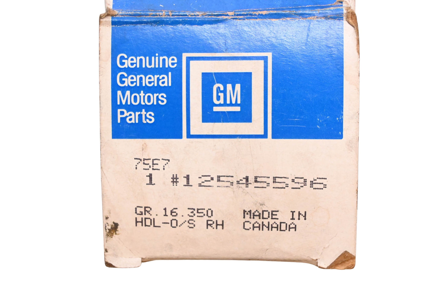 General Motors 12545596 Right Side Exterior Door Handle Assembly NOS