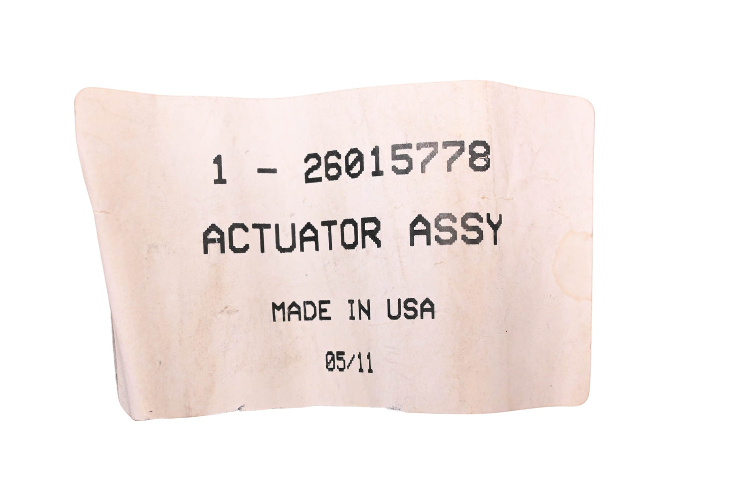 General Motors 26015778 Ignition Switch Actuator Assembly NOS