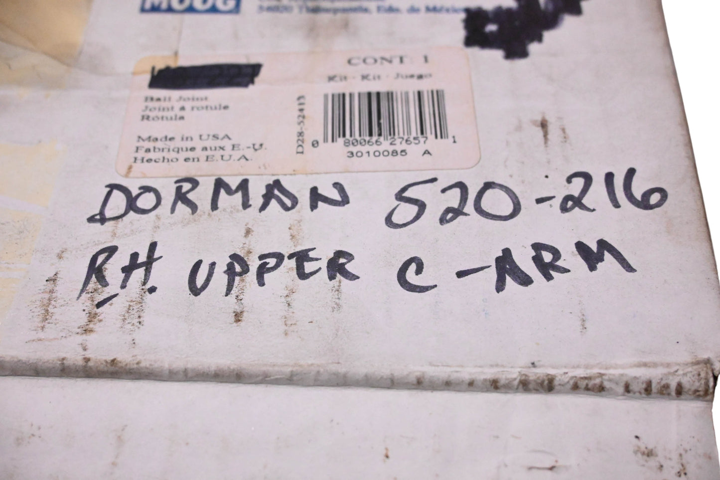 Dorman 520-216 Right Side Suspension Control Arm Ball Joint Assembly NOS