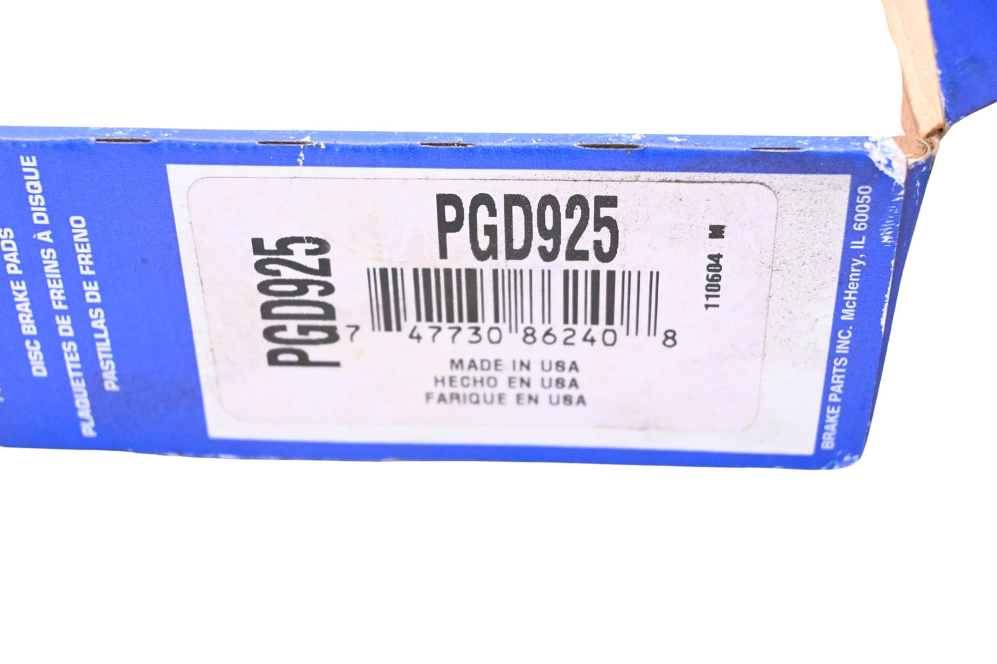 Raybestos PGD925 Ceramic Disc Brake Pad Kit NOS