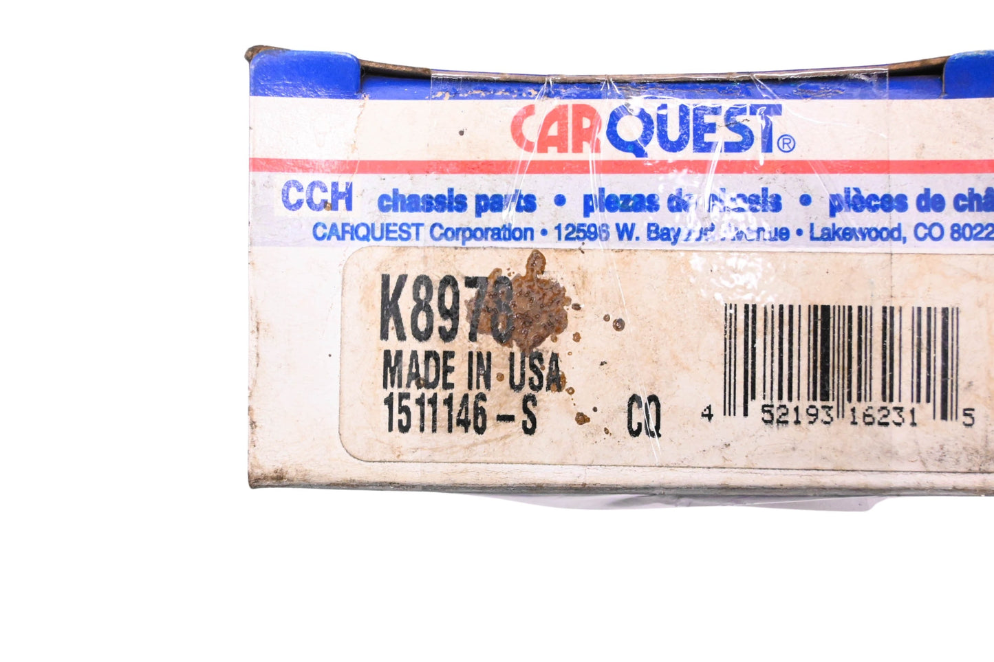 Moog K8978 Front Alignment Caster/ Camber Bushing NOS