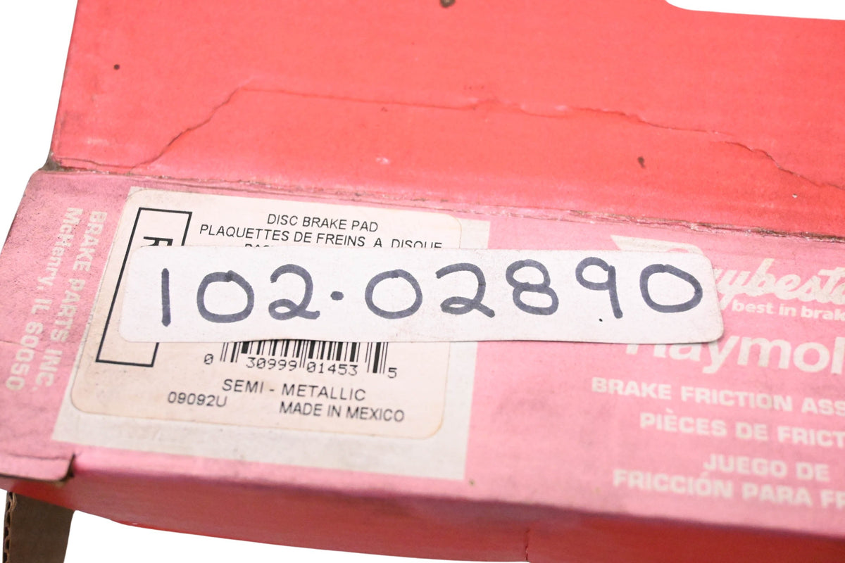 Centric Parts 102.0289 Semi-Metallic Brake Pad Kit NOS