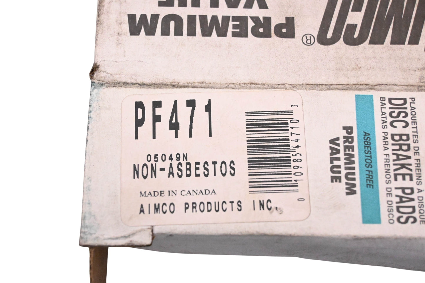 Aimco PF471 Brake Pad Kit NOS