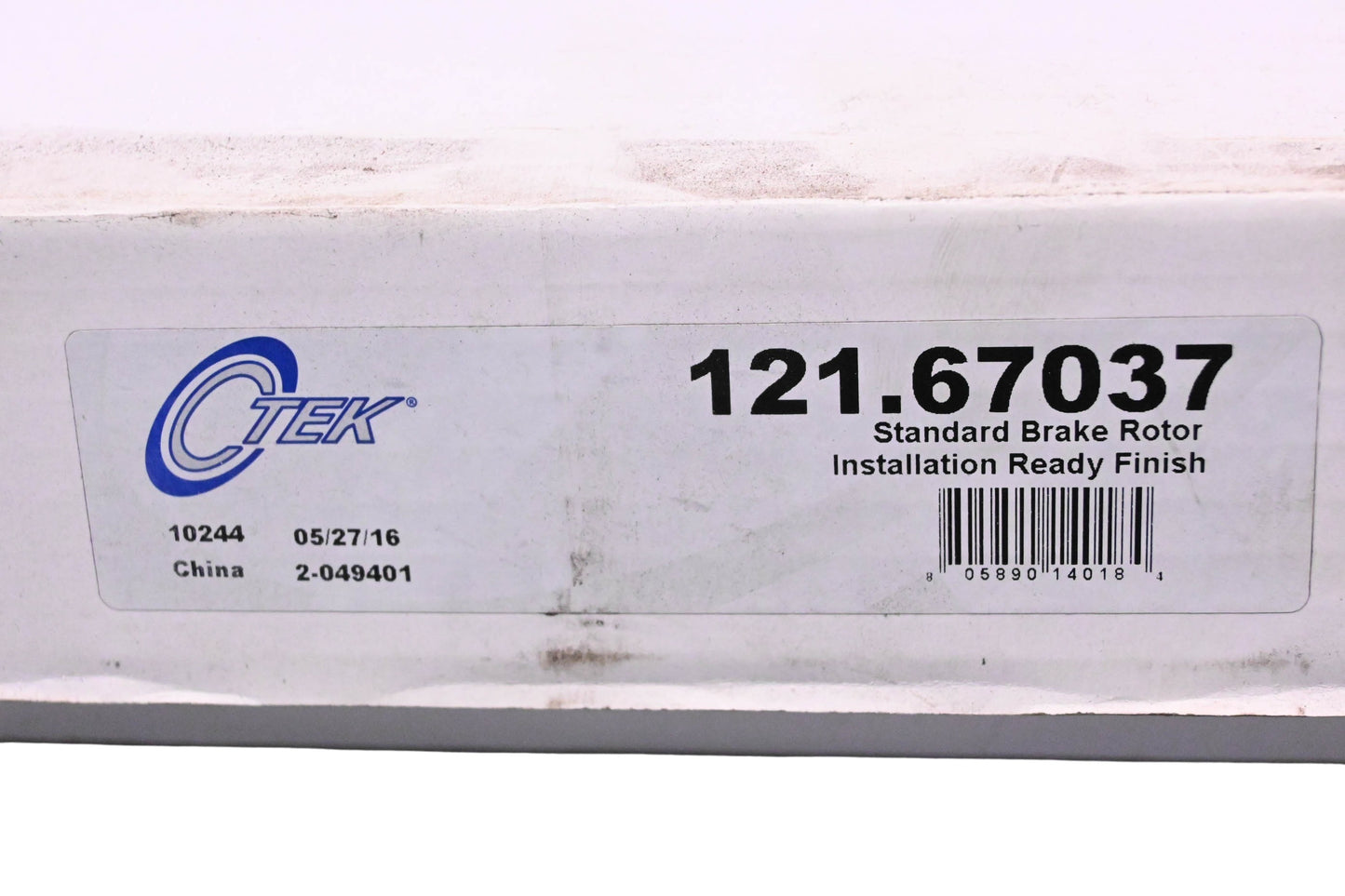 Centric Parts 121.67037 Vented Rear Brake Rotor NOS