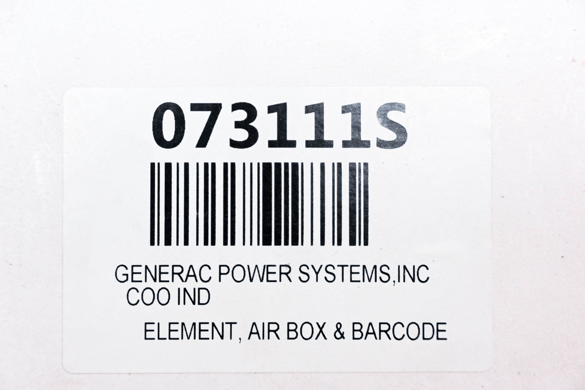 Generac 073111S Air Filter NOS