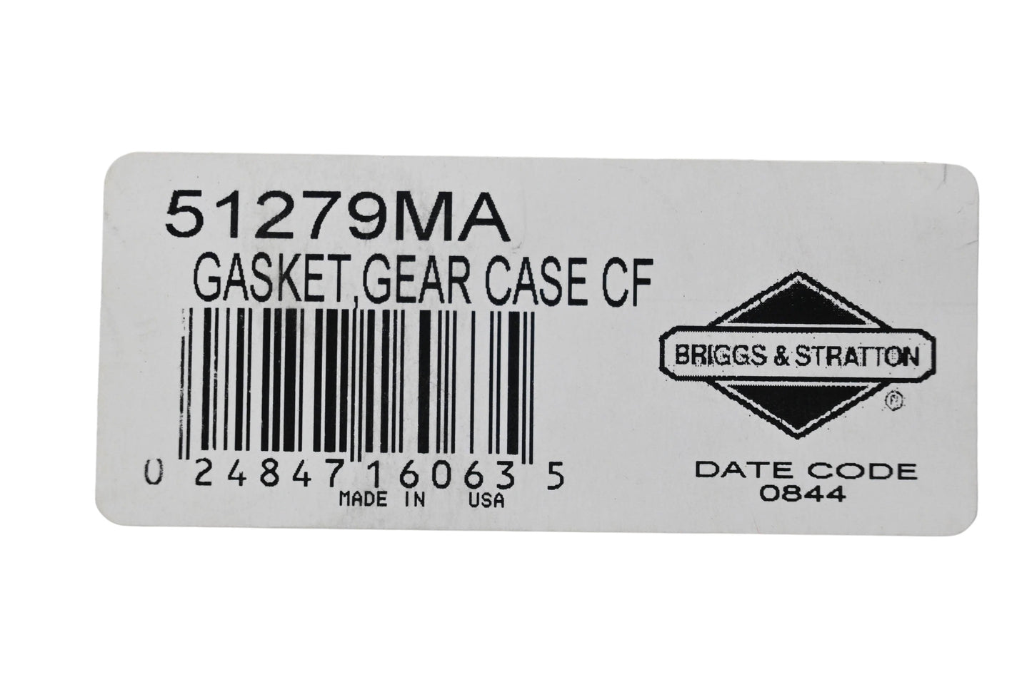 New OEM Briggs & Stratton 51279MA Gear Case Gasket NOS
