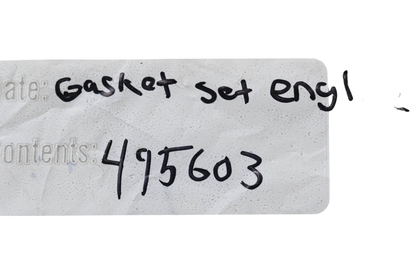 New OEM Briggs & Stratton 495603 Engine Gasket Kit NOS