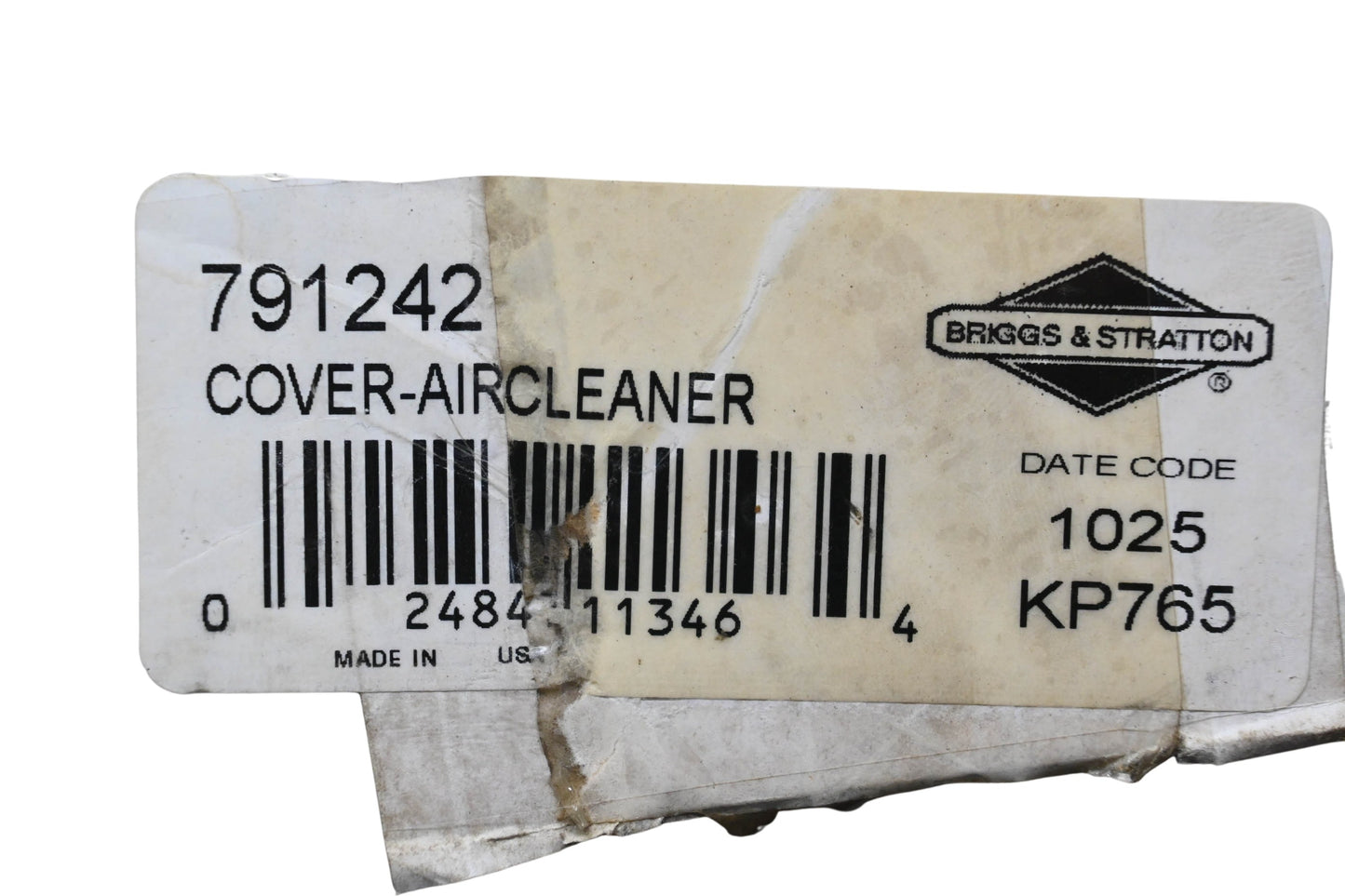 New OEM Briggs & Stratton 692584 Air Cleaner Cover NOS