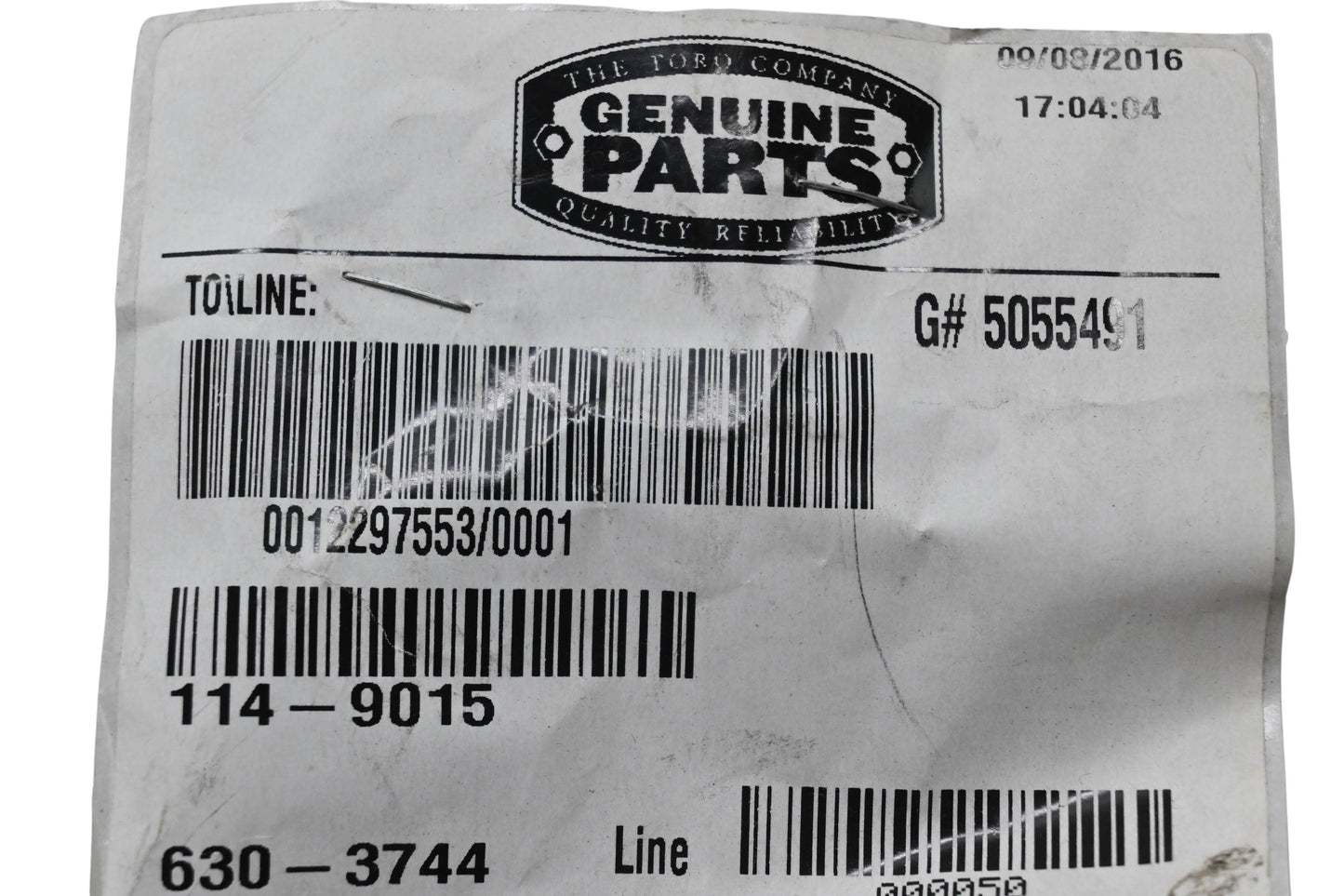 Toro 114-9015 Impeller Nut NOS