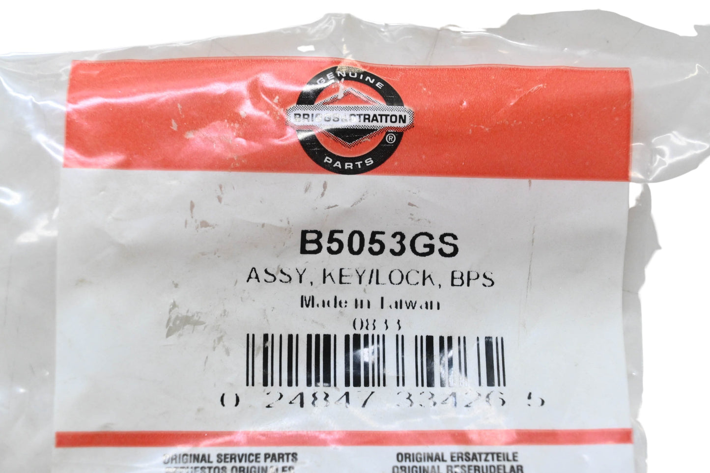 New OEM Briggs & Stratton B5053GS Latchkey Kit NOS