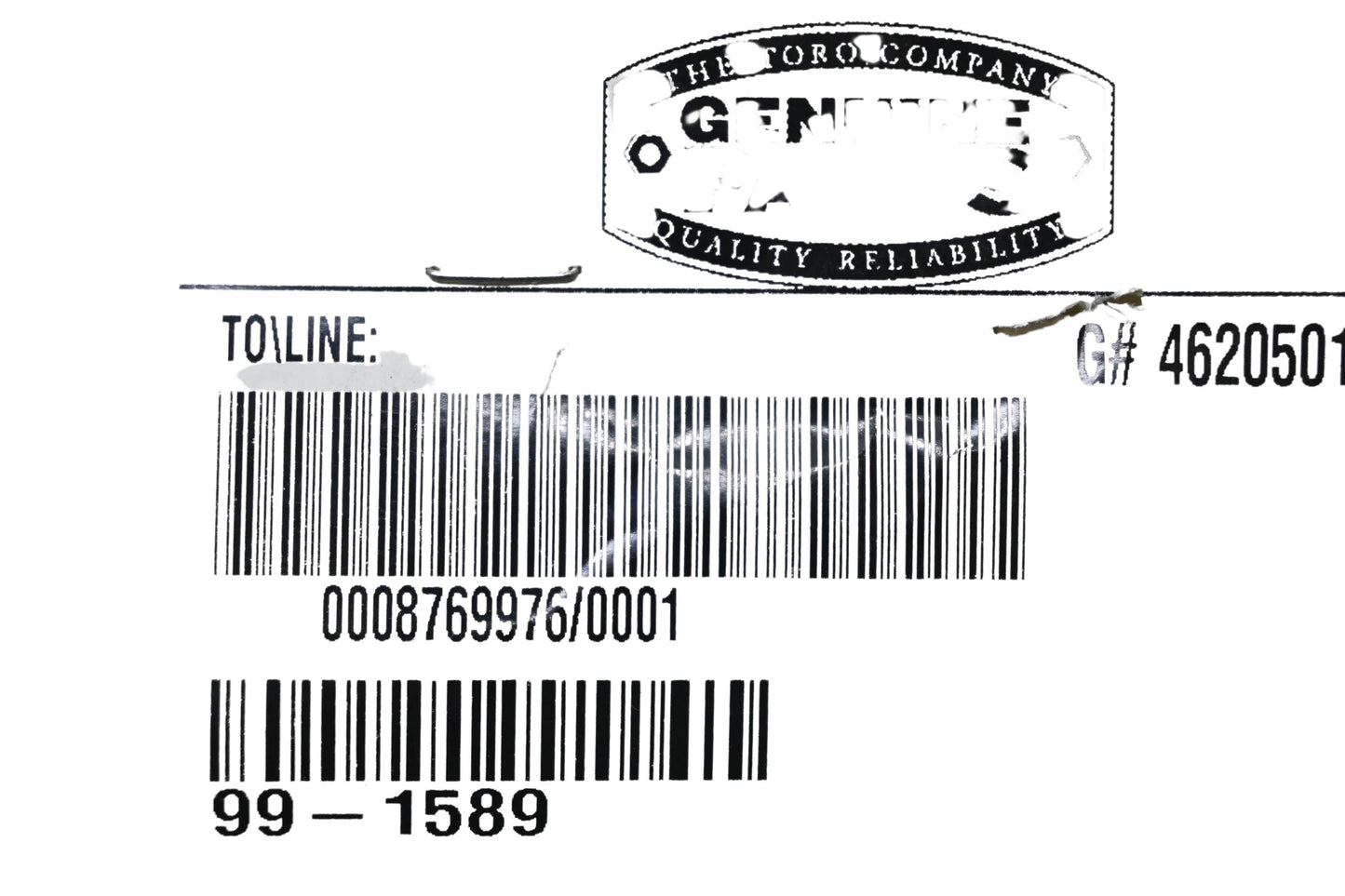 Toro 99-1589 Traction Lever NOS