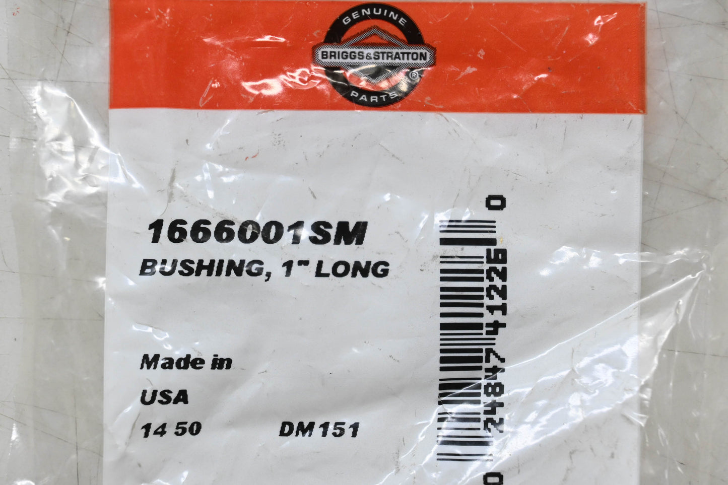New OEM Briggs & Stratton 1666001SM Bushing 1" NOS