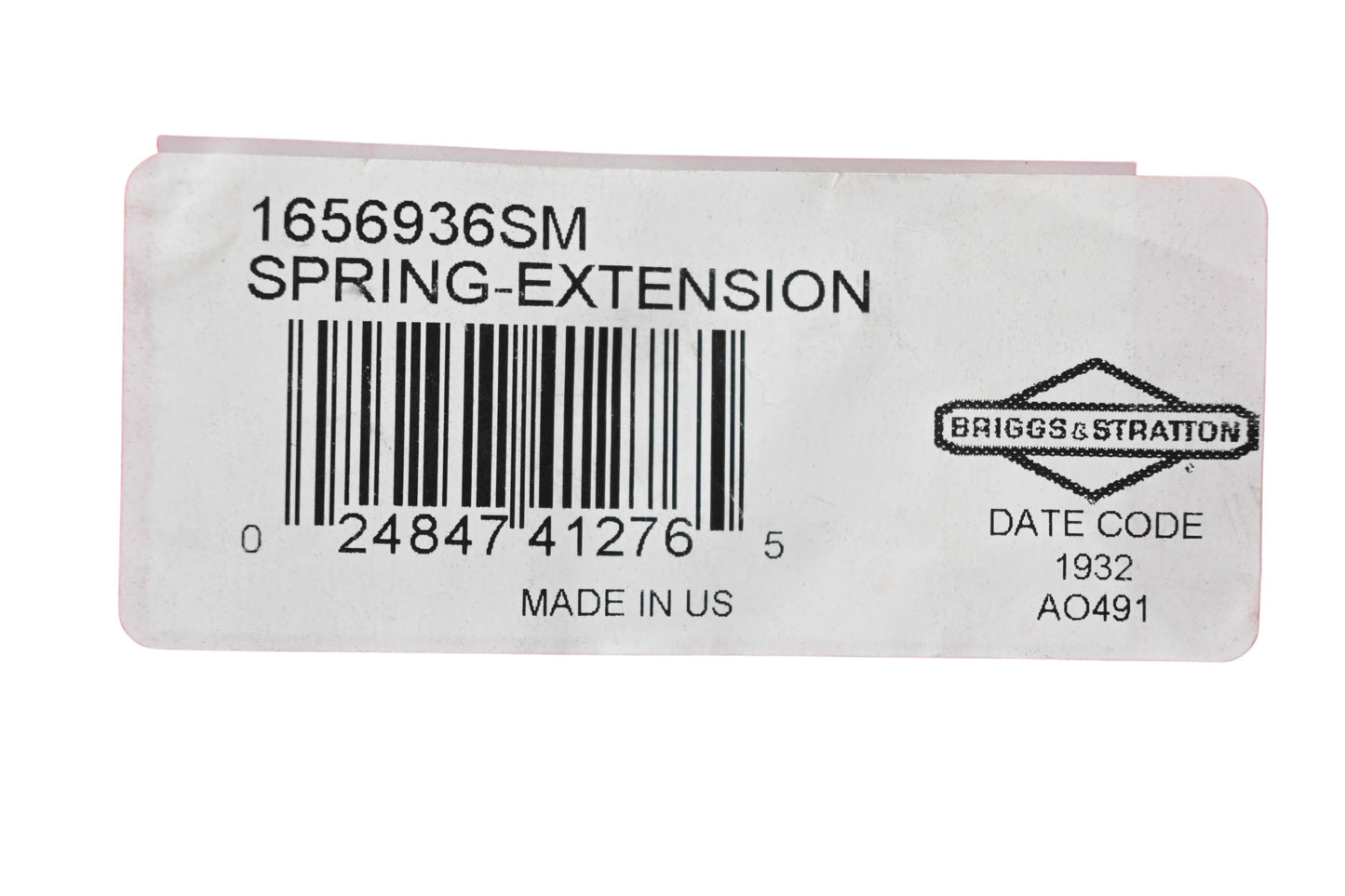 New OEM Briggs & Stratton 1656936SM Extension Spring NOS