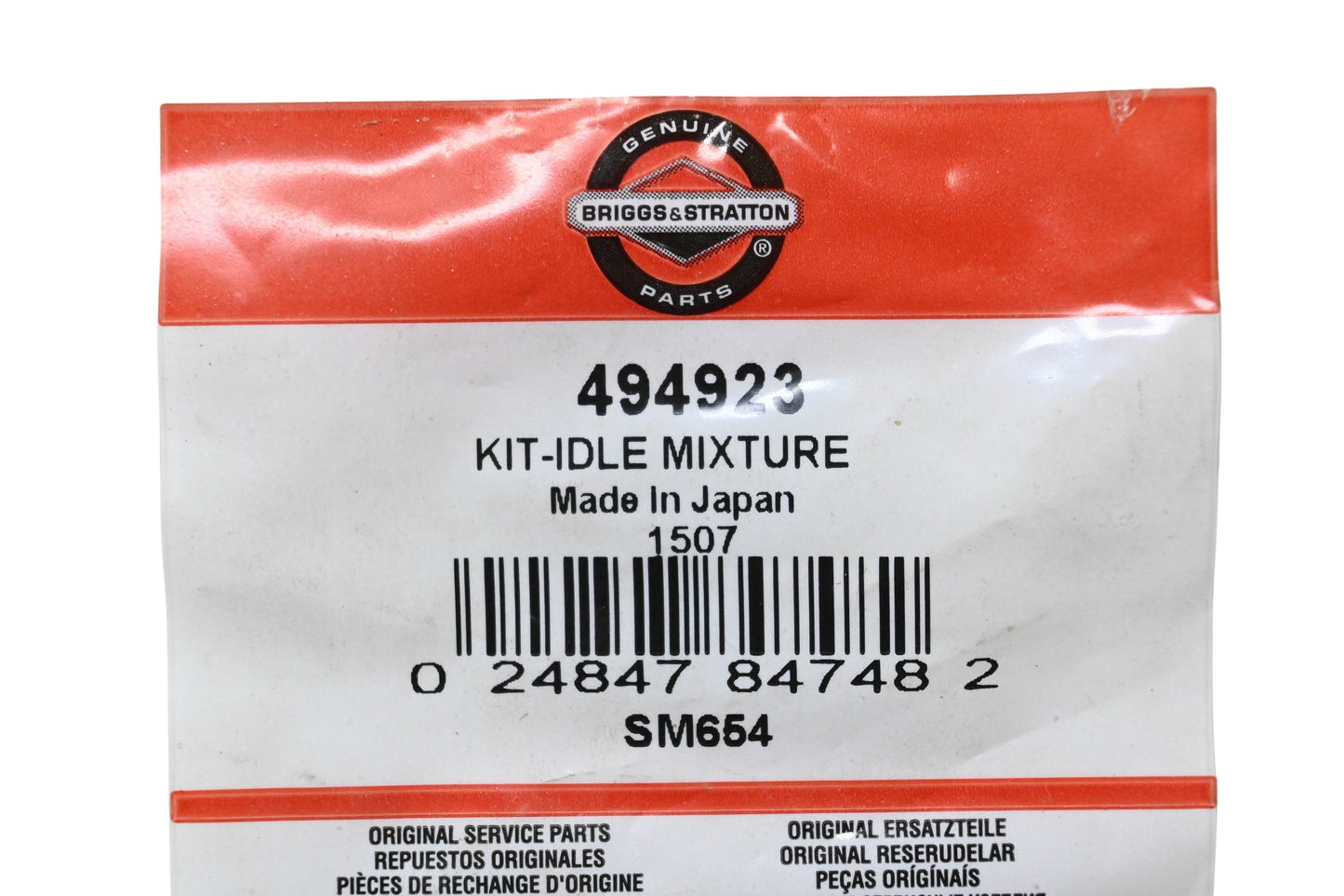New OEM Briggs & Stratton 494923 Idle Mixture Kit NOS