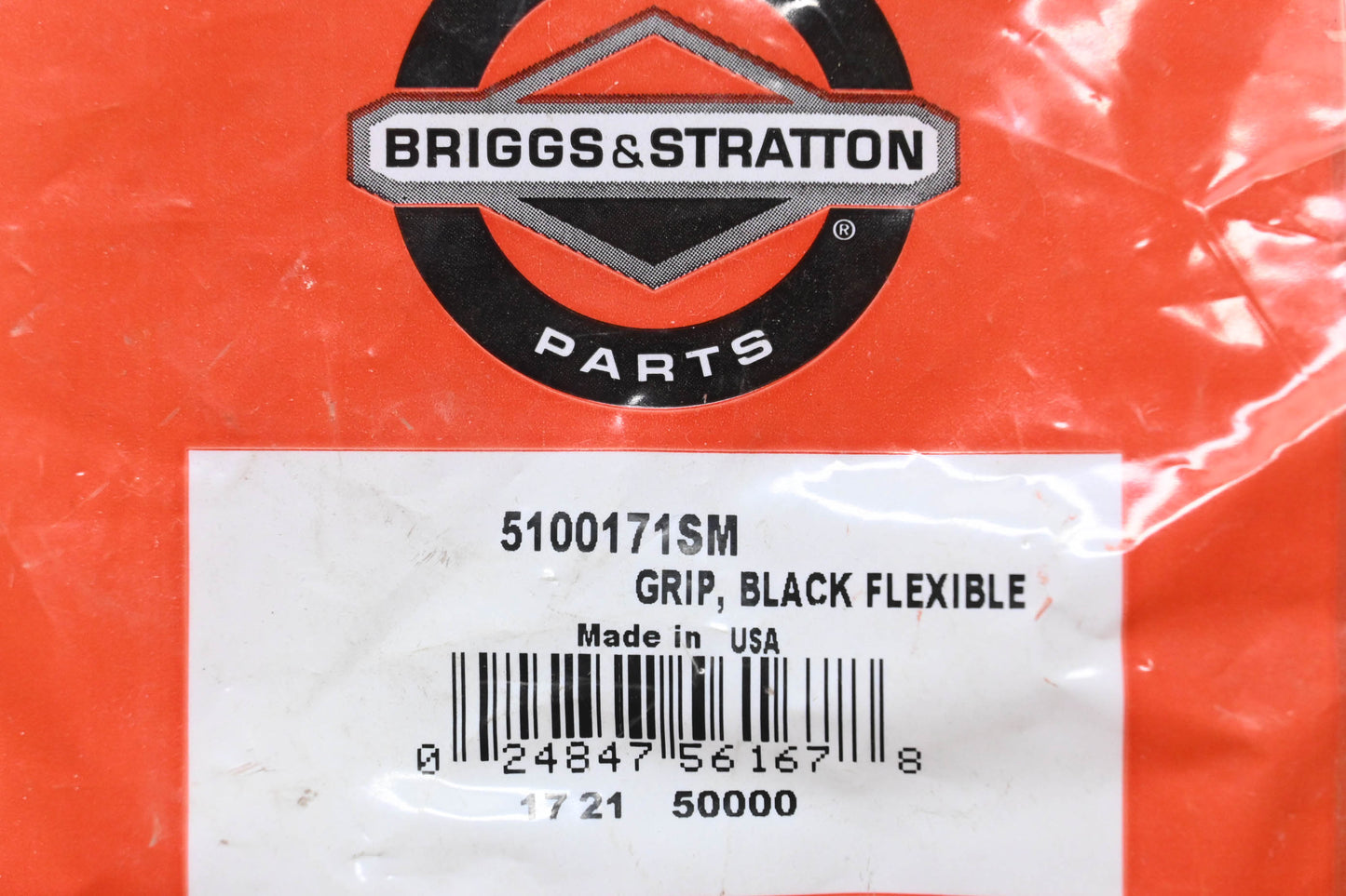 New OEM Briggs & Stratton 5100171SM Black Flexible Grip NOS