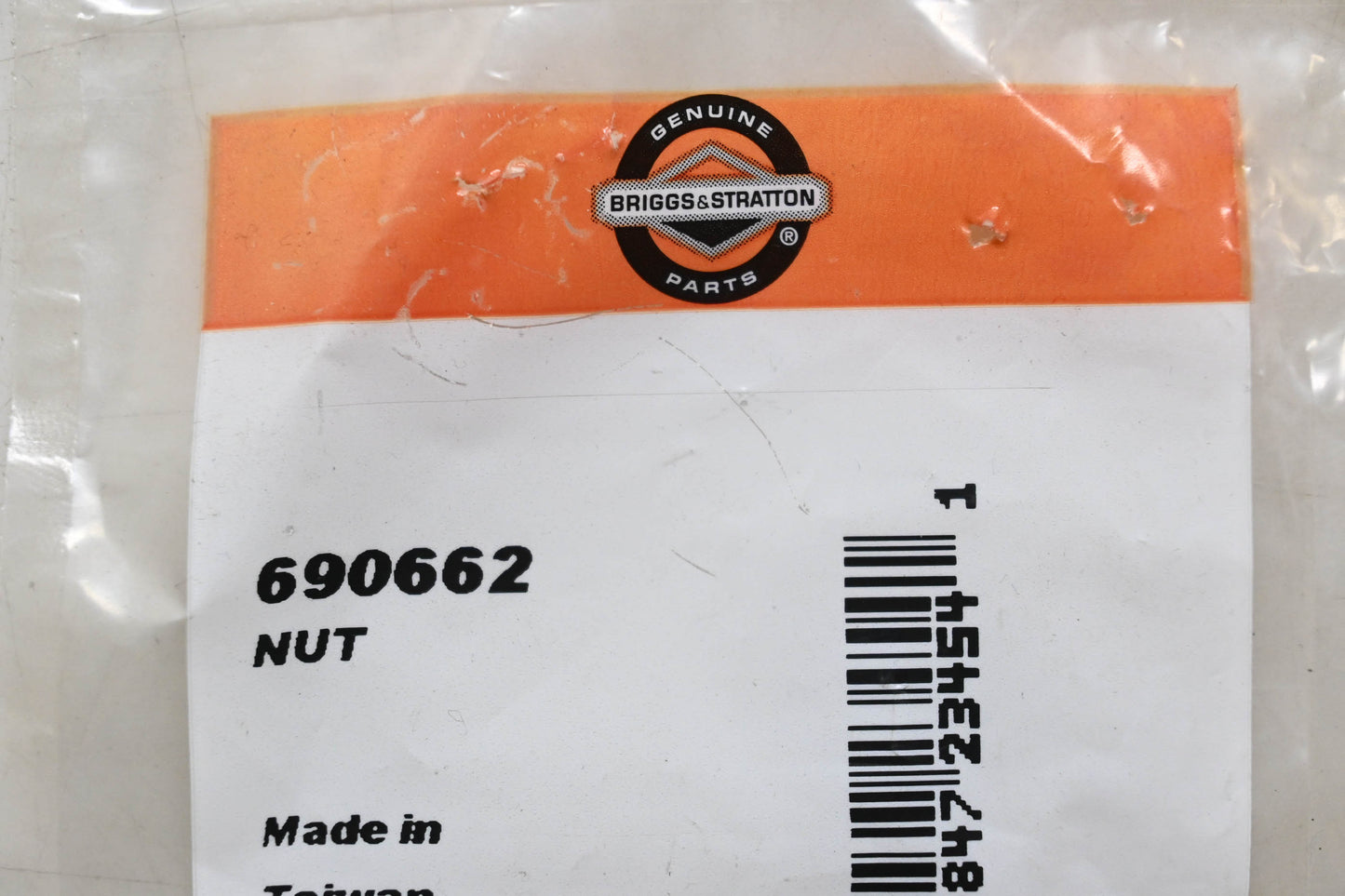 New OEM Briggs & Stratton 690662 Nut NOS