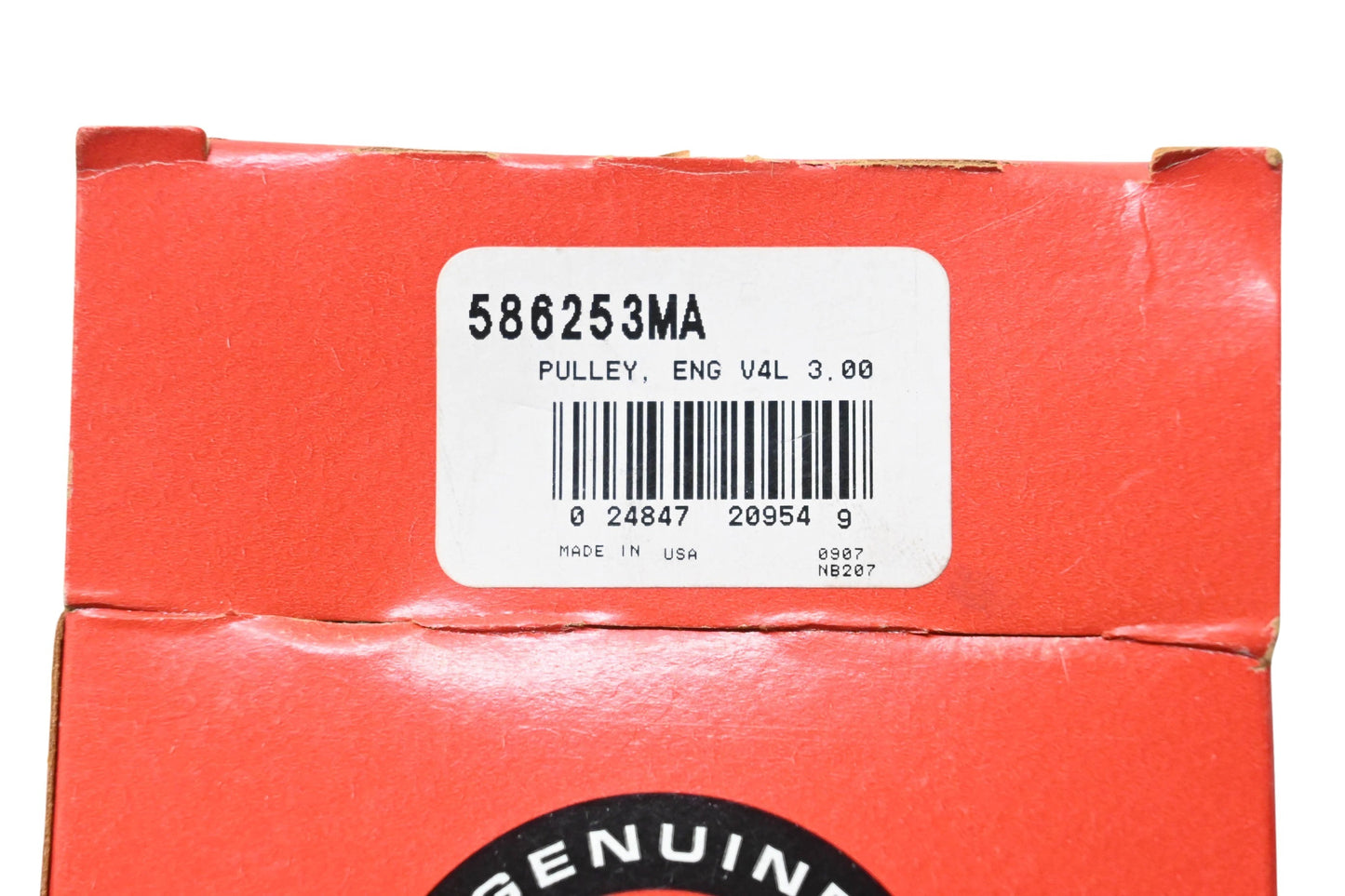 New OEM Briggs & Stratton 586253MA Engine Pulley NOS