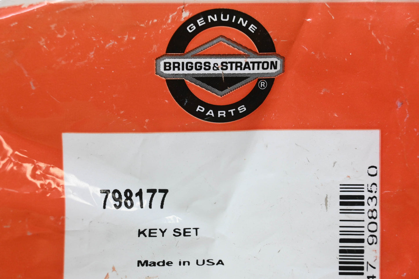 New OEM Briggs & Stratton 798177 Key Kit NOS