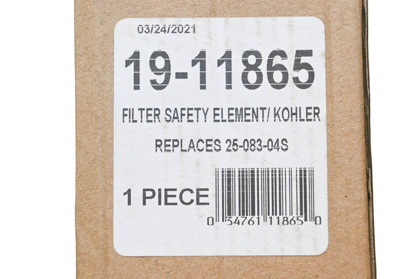 Rotary 19-11865, 25-083-04S Filter Safety Element NOS