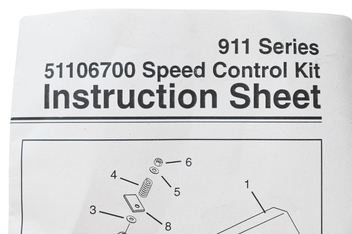 Ariens 51106700 Speed Control Service Kit NOS