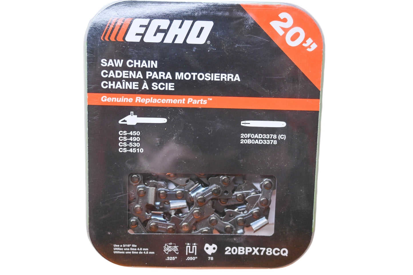 New OEM Echo 20BPX78CQ Saw Chain 20" NOS