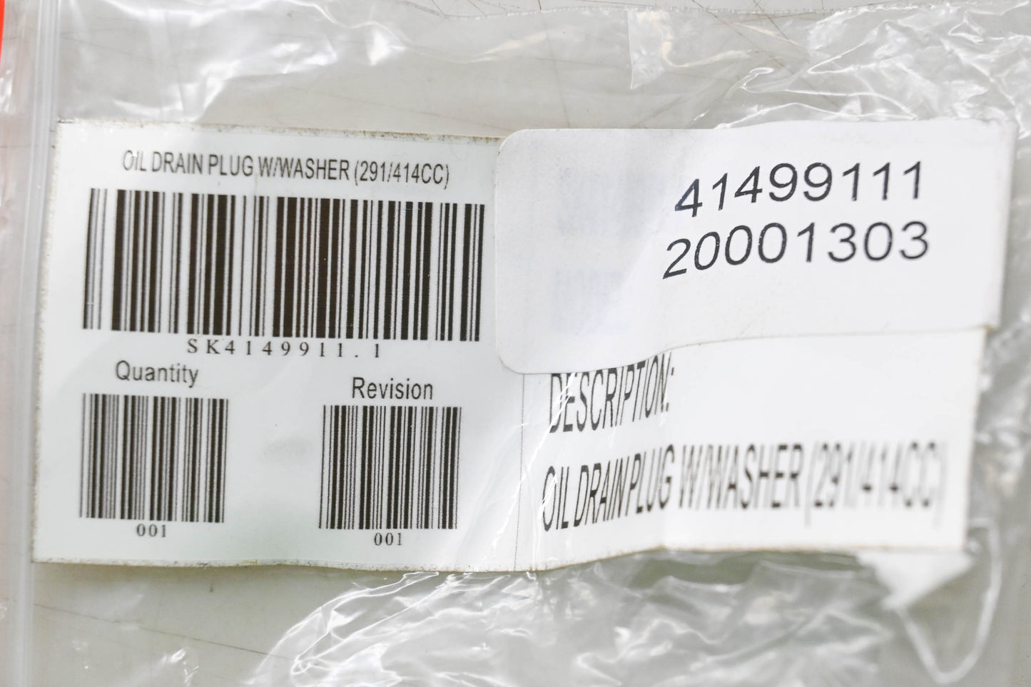 LCT 41499111 Oil Drain Plug NOS